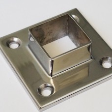 Фланец нержавеющий приварной встык с соединительным выступом квадратный Ду 10 Ру 25 12Х18Н9Т 10х14х15х14 мм ГОСТ 12821-80