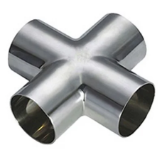 Крестовина нержавеющая ввертная Х18Н9Т 38 мм ГОСТ 13972-74