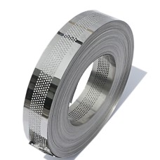 Лента нержавеющая перфорированная прямая 10Х17Н13М2Т 0,5 мм