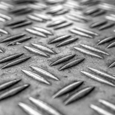 Лист нержавеющий рифленый г/к дуэт AISI 444 2,5 мм